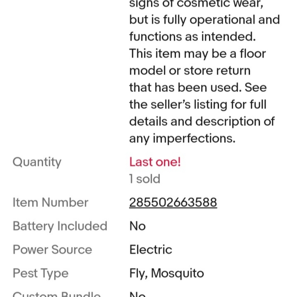 Katchy Black Supernova Indoor Insect Trap for bugs flies Gnats n Mosquitoes EUC - Picture 4 of 8